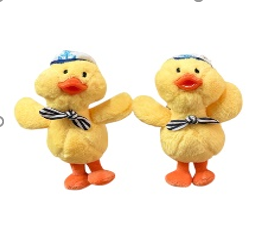 Мягкая игрушка Брелок Утка-Моряк 11см 12в1 ФА2025-0608/600/Н ФА2025-0608