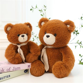 Мишка мягконабивной 24см в галстуке ХХХ1216/Н ХХХ1216