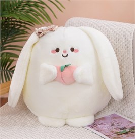 Зайчик мягконабивной с клубникой 35см ХХХ1075/300/Н ХХХ1075