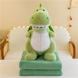 Динозавр с пледом мягконабивной 45см ХХА2000-1047/100/Н ХХА2000-1047