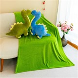 Динозаврик лежачий мягконабивной с пледом 50см ХХА2000-1067/100/Н ХХА2000-1067