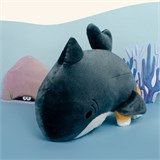 Кот-акула мягконабивной с пледом 40см ХХА2000-1068/100/Н ХХА2000-1068