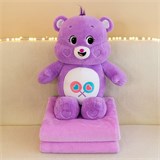 Мишка с пледом мягконабивной 55см ХХА2000-1046/100/Н ХХА2000-1046