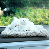 Кошечка с котенком на коврике мягконабивная 27*23см ХХА2000-1110/100/Н ХХА2000-1110