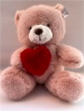Мишка мягконабивной 22см с красным сердечком ХХА2000-1511/Н ХХА2000-1511