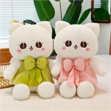 Котик в платье 2 вида 25см ХХА2000-1370/Н ХХА2000-1370/Н - фото 2892448