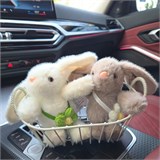 Мягкая игрушка Брелок Зайчик с цветком 12в1 ФА2025-0632/Н ФА2025-0632/Н