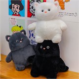 Котик мягконабивной Пушистик 3цвета 23см ХХХ1163/Ш ХХХ1163