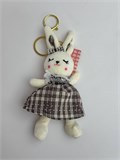 Брелок зайчик в платье 3 цвета 12в1 16см ХХА2000-1375/600/Н ХХА2000-1375