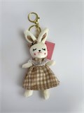 Брелок зайчик в платье 3 цвета 12в1 16см ХХА2000-1375/600/Н ХХА2000-1375